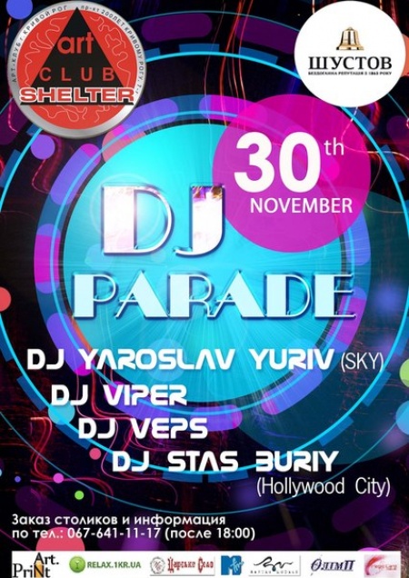 Great DJ's parade