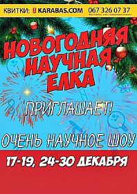 Новогодняя научная елка