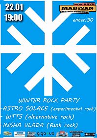 Winter rock