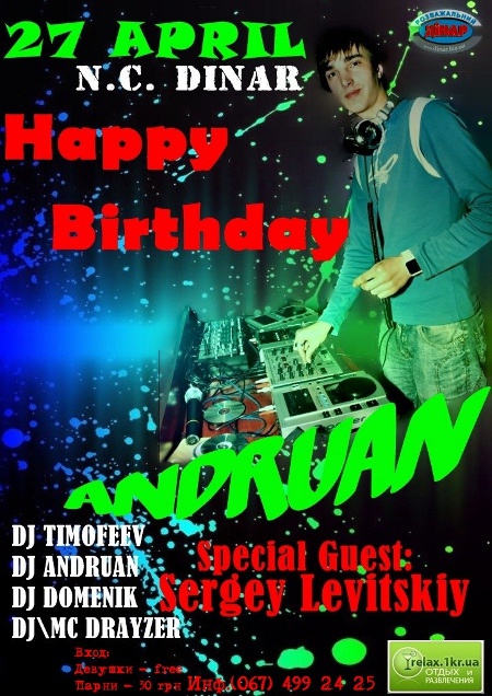 Happy Birthday DJ Andruan