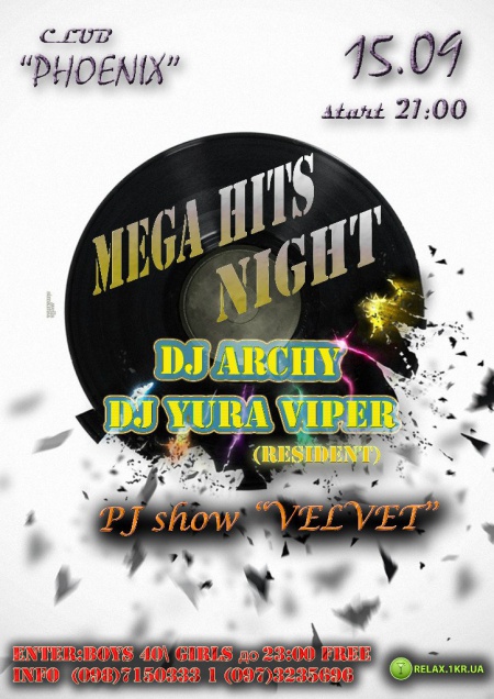 Mega Hits Night