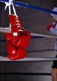 Международная матчевая встреча по боксу: взвешивание