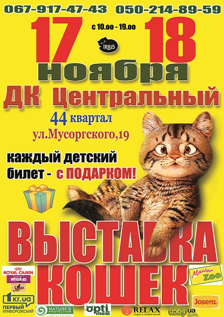 Большая Международная выставка кошек