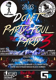 Don't Party - Foul the Party vol.3