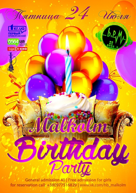 Happy Birthday DMC Malkolm