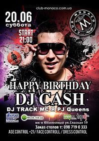 Happy Birthday DJ Cash
