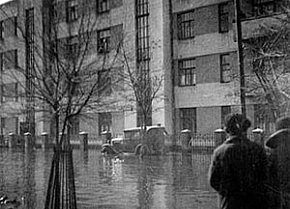 Повінь 1937 року, центр міста