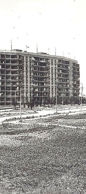 На бульварі Вечірньому у перші роки після будівництва