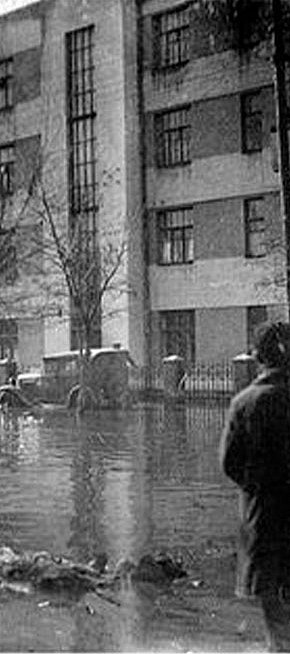 Повінь 1937 року, центр міста