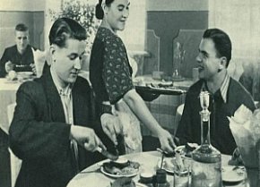 Гірницька їдальня, 1954 рік