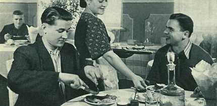 Гірницька їдальня, 1954 рік