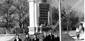 Вид нового скверу на Центральній площі, 1949 рік