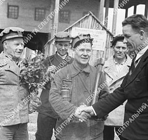 Гірник копальні ім. К. Лібкнехта тресту «Кривбасруда», 1949 рік