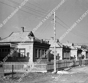 Вид нових будинків індивідуальних забудовників, 1949 рік
