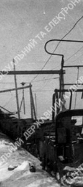 Вивезення руди електровозом із шахти «Північна», 1937 рік