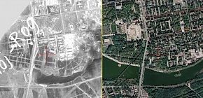 Парк металургійного заводу (нині парк ім.Б.Хмельницького) у 1941 рік