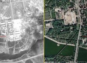 Парк металургійного заводу (нині парк ім.Б.Хмельницького) у 1941 рік