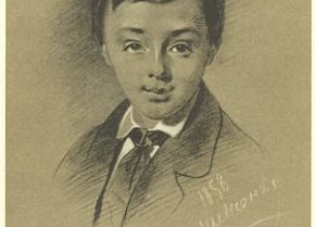 Т.Г. Шевченко. Портрет Бориса Суханова-Подколзіна, 1858 рік