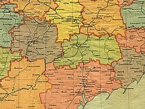 Криворіжжя на регіональних мапах 1920-х рр.