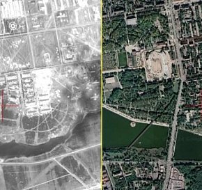 Парк металургійного заводу (нині парк ім.Б.Хмельницького) у 1941 рік