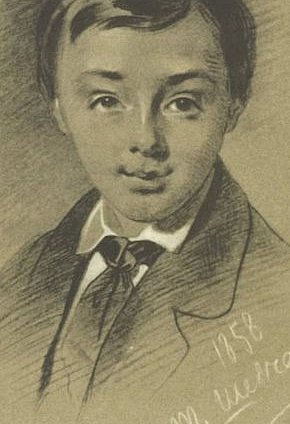 Т.Г. Шевченко. Портрет Бориса Суханова-Подколзіна, 1858 рік