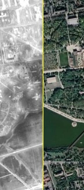 Парк металургійного заводу (нині парк ім.Б.Хмельницького) у 1941 рік