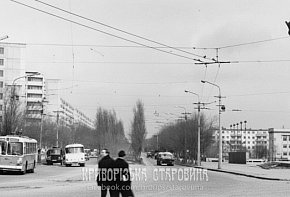 Вулиця Дніпропетровська, початок 1970-х років
