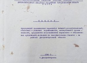 Перелік криворізьких підприємств та кількість робітників на кожному з них по плану на 1939 рік