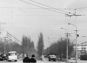 Вулиця Дніпропетровська, початок 1970-х років