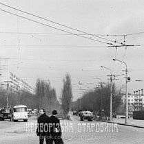 Вулиця Дніпропетровська, початок 1970-х років