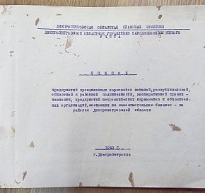 Перелік криворізьких підприємств та кількість робітників на кожному з них по плану на 1939 рік
