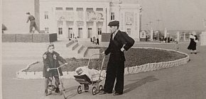 Сквер по вулиці Ватутіна, весна 1960-го року