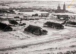 Робітниче селище, фото ХХ століття