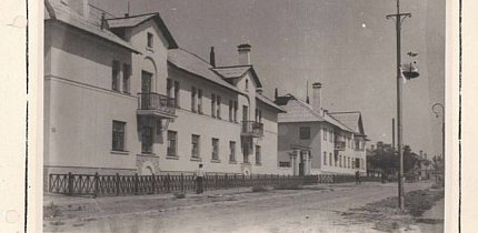 Будівництво житлових будинків у Соцмісті, квартал № 358, 1950 рік