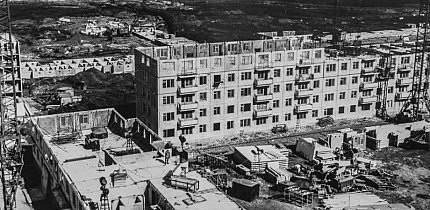 Будівництво для житлового масиву рудника ім. Кірова, 1960-ті роки