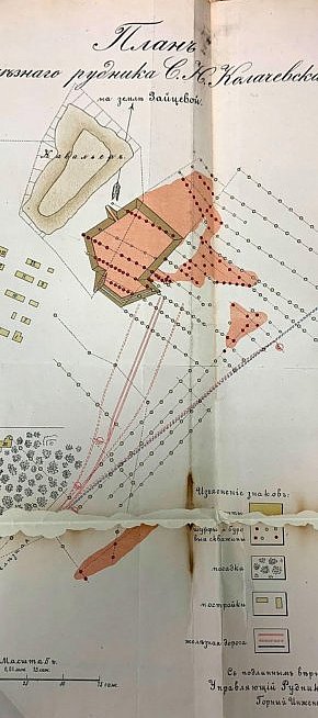 План залізної рудні С.М. Колачевського, 1901-й рік