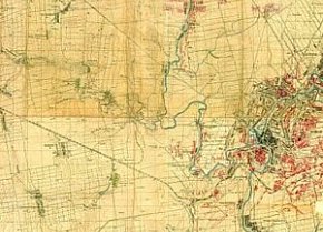 Унікальна докладна карта Криворіжжя середини 1920-х років з військовими доповненнями станом на 1943 рік
