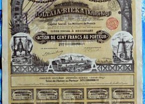 Гірничопромислове товариство «Жовта Ріка» ,1895 рік