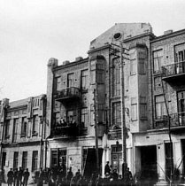 Будинок праці на тодішній вулиці К.Маркса (сучасна Поштова), фото 1920-х років