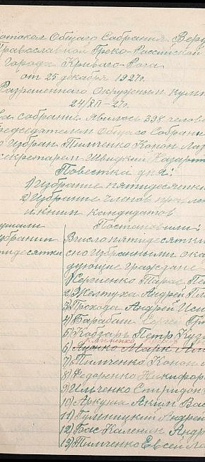 ЦДАВО, Справа 317 Фонд 5 Опис 3, початок 1920-х років