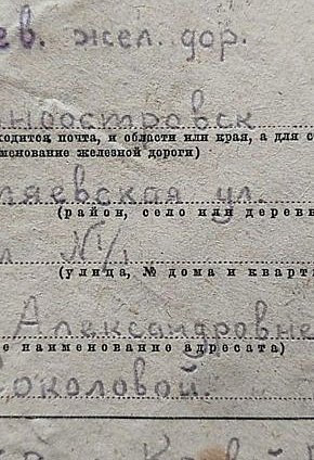 Лист з села Новий Кривий Ріг до рсфср, 1934 рік