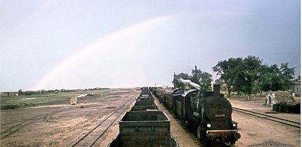 Німецький ешелон на станції Довгинцеве