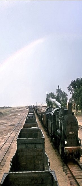 Німецький ешелон на станції Довгинцеве