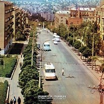 Вулиця Лермонтова. Вид на площу Миру