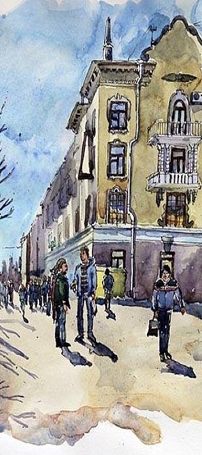 Вулиця Поштова (фото з книги І. Рукавіцина)