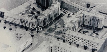 Макет забудови житлового комплексу по вулиці Олександра Поля