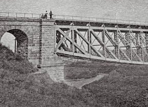 Фотографічна листівка Інгулецького мосту