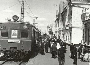 Електропоїзд, Нікополь - Довгинцеве (Кривий Ріг-Головний), 1951 рік.