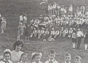 Скелi МОДРу , учнi середньої школи №5 , 1970 рiк