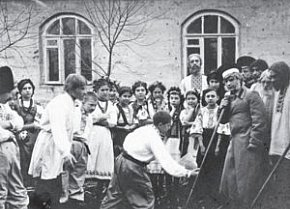 Вистава драматичного гуртка Криворізького комерційного училища, 1912 рік